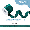 FIBLOOM 10 Yards Polyester Pleated Edged Ribbon for Clothing Decoration DIY-FI0001-13G-2