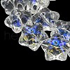 AB Color Plated Electroplate Transparent Glass Beads Strands EGLA-G037-07A-AB02-4