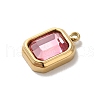 304 Stainless Steel Glass Pendants X-STAS-L022-062G-06-2