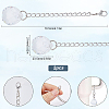 SUNNYCLUE 2Pcs Round Resin Pendant Decoration HJEW-SC0001-69-2