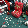 SUNNYCLUE 800 pcs 4 Colors Christmas Theme Wood Beads WOOD-SC0001-84-4