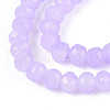 Baking Painted Imitation Jade Glass Bead Strands DGLA-A034-J6MM-A50-3