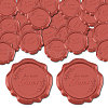 CRASPIRE 50Pcs Adhesive Wax Seal Stickers DIY-CP0010-16A-1