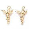 Brass Pendants KK-N234-09G-1