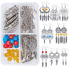 SUNNYCLUE DIY Woven Net/Web Chandelier Earrings Making Kits DIY-SC0012-009-1