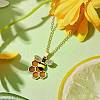 Alloy Pendant Necklaces NJEW-TA00157-2