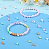 DIY Round Letter Beads Bracelet Making Kit DIY-YW0004-96-7