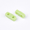 2-Hole Opaque Glass Seed Beads SEED-S023-21A-06-2