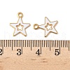 304 Stainless Steel Enamel Charms STAS-U057-13G-01-3