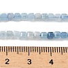 Natural Aquamarine Gradient Color Beads Strands G-G271-F01-3x3mm-5