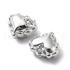 Rack Plating Brass Micro Pave Cubic Zirconia Pendants KK-K333-89P-2