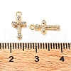 Rack Plating Brass Micro Pave Cubic Zirconia Pendants KK-K333-79G-3