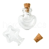 10Pcs 2 Styles Glass Bottle for Bead Containers AJEW-FS0001-11-3
