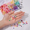 2400Pcs 15 Colors Handmade Polymer Clay Beads CLAY-YW0001-27B-8
