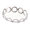 Non-Tarnish 304 Stainless Steel Cabochon Settings STAS-Y001-09E-P-4