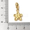 Flower 304 Stainless Steel Pendant Decorations STAS-G352-13G-3