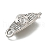 304 Stainless Steel Crystal Rhinestone Connector Charms STAS-M119-06D-AS-2