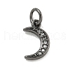 Brass Cubic Zirconia Pendants KKB-L215-046B-1
