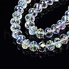 Electroplate Transparent Glass Beads Strands X-EGLA-N002-16-B03-6