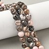 Natural Argentina Rhodonite Beads Strands G-G271-B02-8mm-1