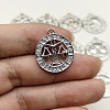 Constellation Themes Alloy Rhinestone Pendants PW-WGDA156-05-1