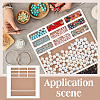 Wooden Bead Design Boards WOOD-WH0042-26B-6