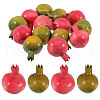 CHGCRAFT 20Pcs 2 Colors Mini Foam Imitation Pomegranates AJEW-CA0004-33-1