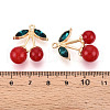 Alloy Rhinestone Pendants FIND-N008-01G-3