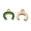 Alloy Enamel Charms FIND-G055-07G-1