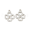 925 Sterling Silver Hollow Charms STER-C007-01B-S-1