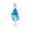 Glass Seed Beads Big Pendants PALLOY-MZ00687-01-1