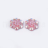 Resin Rhinestone Cabochons X-CRES-T012-04C-2
