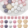 SOFPLATE Silicone Alphabet Beads for Bracelet or Necklace Making SIL-SP0001-07-1