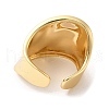 Brass Open Cuff Rings X-RJEW-P098-22G-3