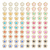 200Pcs 10 Colors Plating Acrylic Cabochons OACR-TA0001-17-11