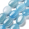 Natural Quartz Imitation Aquamarine Beads Strands G-P528-M03-01-1