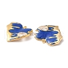 304 Stainless Steel Enamel Pendants STAS-K256-07G-06-2