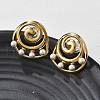 304 Stainless Steel Stud Earrings EJEW-R020-02G-02-2