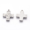 Tarnish Resistant 304 Stainless Steel Pendants STAS-E445-24-2