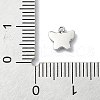 304 Stainless Steel Black Enamel Charms STAS-L022-439P-01-3