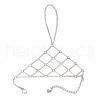 Brass Cable Chains Ring Bracelets for Women BJEW-JB11484-02-1