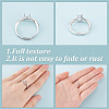 GOMAKERER 1Pc 925 Sterling Silver Finger Ring Components FIND-GO0002-65-3