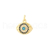 Brass Micro Pave Cubic Zirconia Pendants PW-WGCFB07-04-1