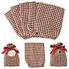 Cloth Tartan Gift Candy Drawstring Bags ST-CJ0003-01B-3