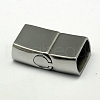 Tarnish Resistant 304 Stainless Steel Magnetic Clasps with Glue-in Ends STAS-I011-12-2