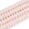Opaque Spray Painted Glass Beads GLAA-ZX008-6mm-18H-1