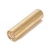 Double-Sided Engraving Wax Seal Brass Stamp AJEW-C031-02C-3