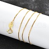 925 Sterling Silver Box Chain Necklaces STER-M086-03B-4