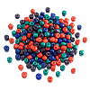 Opaque Glass Round Seed Beads GLAA-TAC0025-07B-08-1