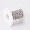 Tarnish Resistant 304 Stainless Steel Cable Chains CHS-F003-09P-A-3